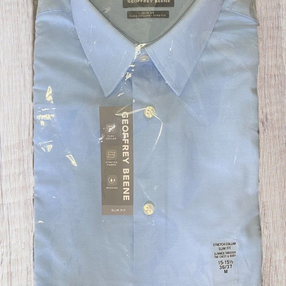 Ocean Mist Geoffrey Beene Dress Shirt